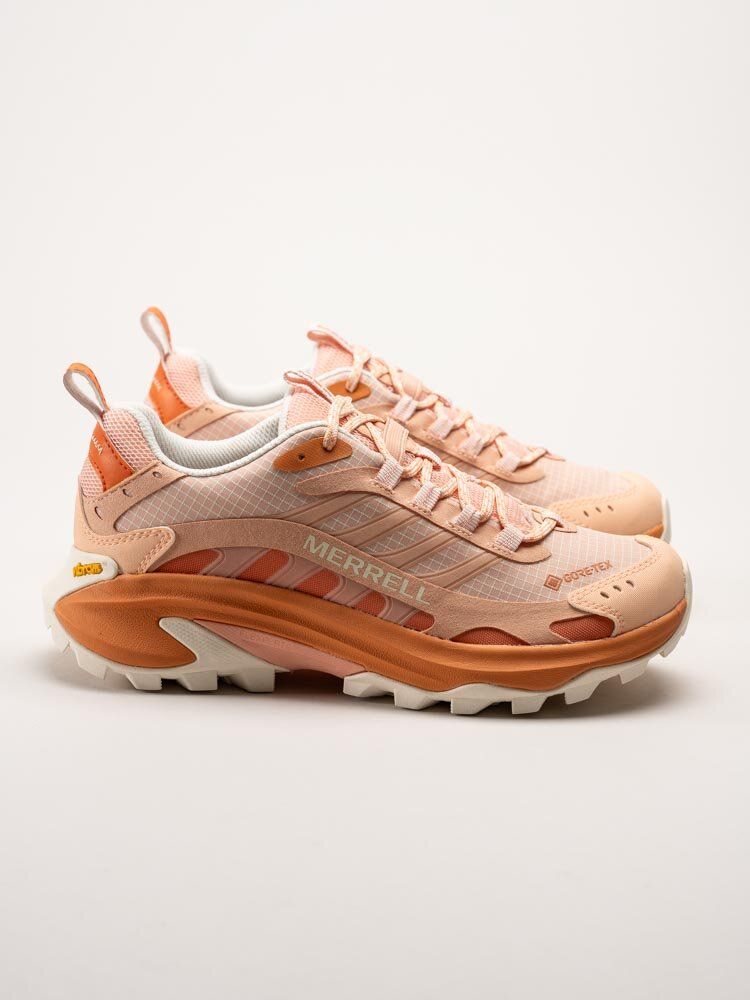 Merrell - Moab Speed 2 GTX - Persikofärgade grova promenadskor med Gore-Tex