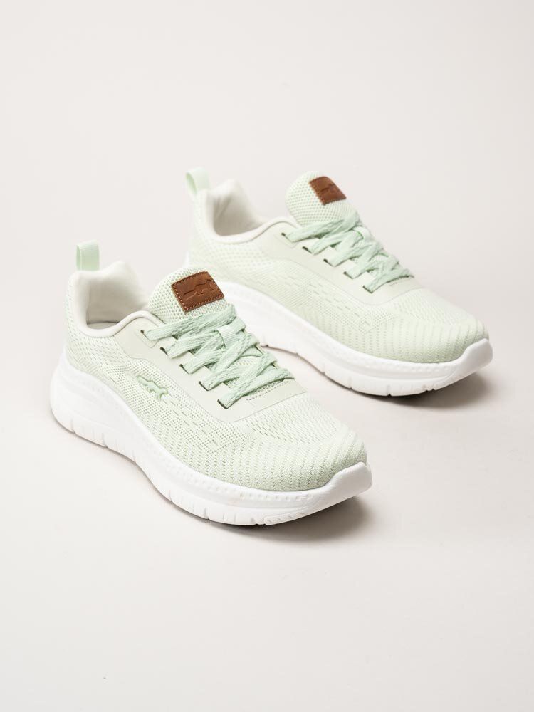 PoleCat - Arcus California - Ljusgröna sneakers i textil
