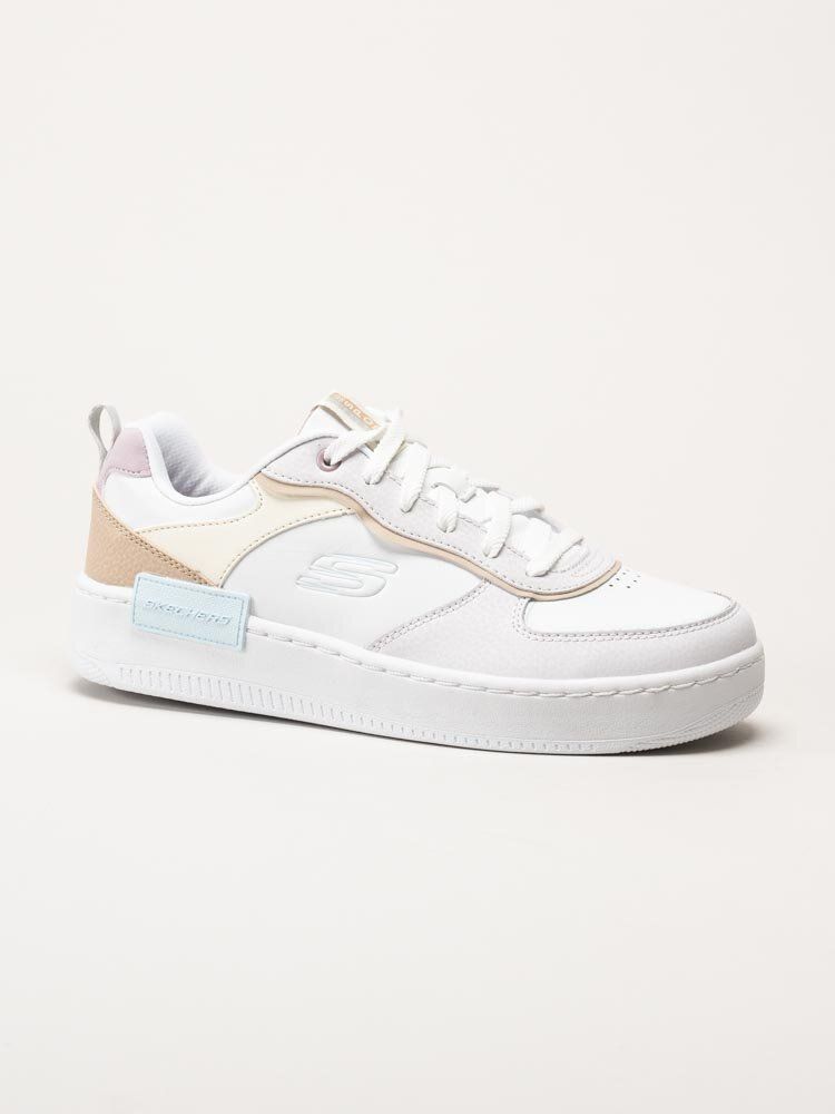 Skechers - Sport Court 92 Best Pace - Vita multifärgade sneakers