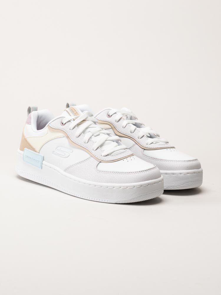 Skechers - Sport Court 92 Best Pace - Vita multifärgade sneakers