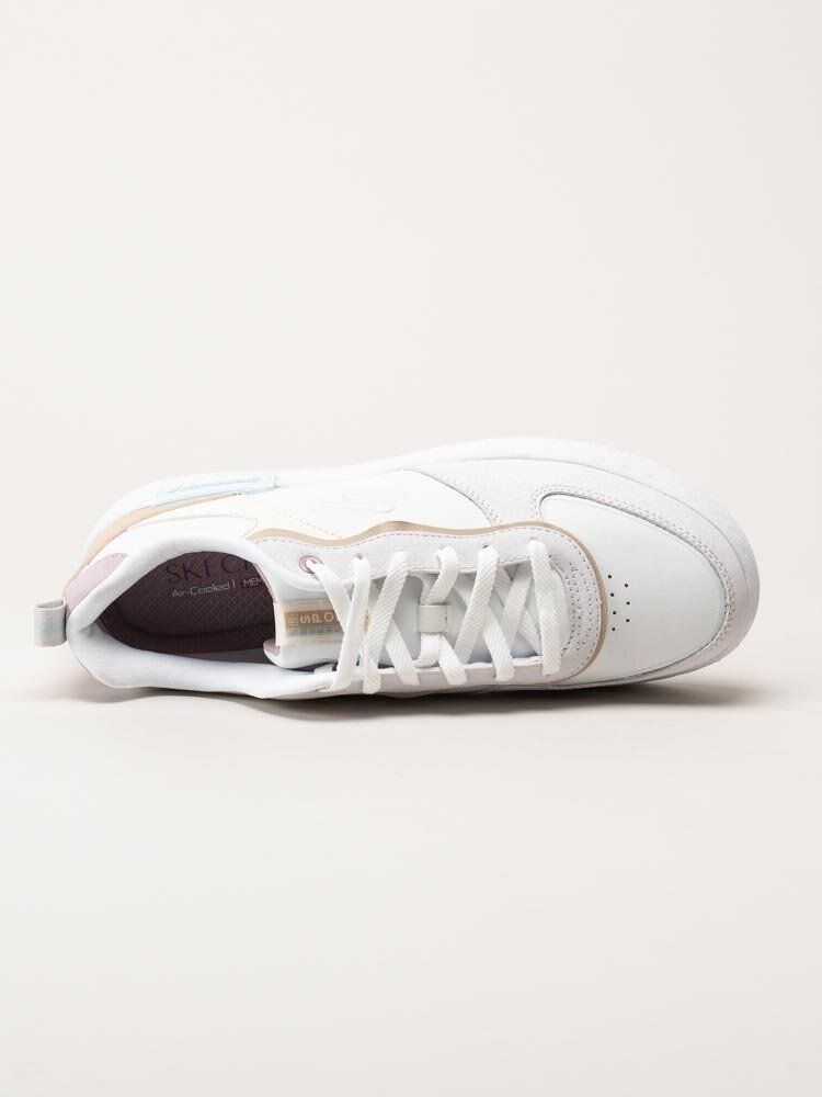 Skechers - Sport Court 92 Best Pace - Vita multifärgade sneakers