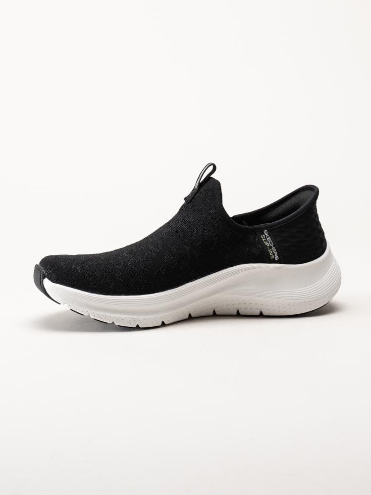 Skechers - Arch Fit 2.0 Slip Ins - Svarta slip-ins sneakers i textil