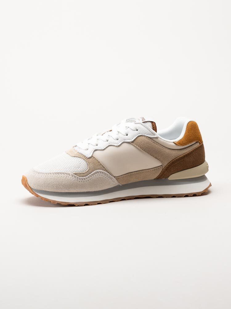 Philip Hog - Quincy - Beige multifärgade sneakers i mocka