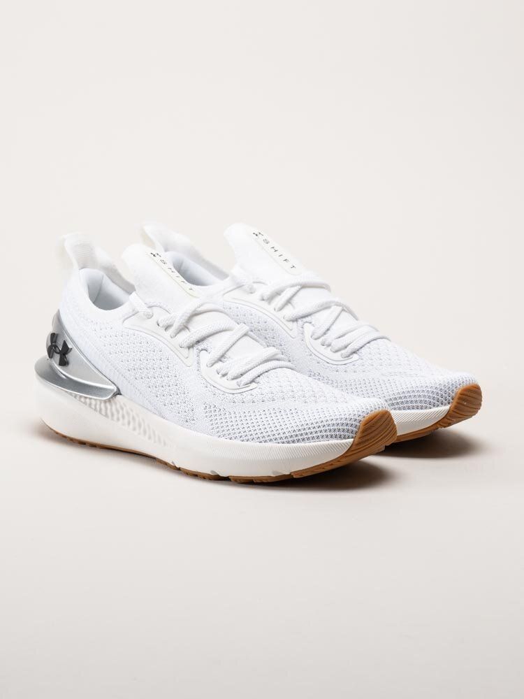 Under Armour - W Charged Shift - Vita sneakers i textil