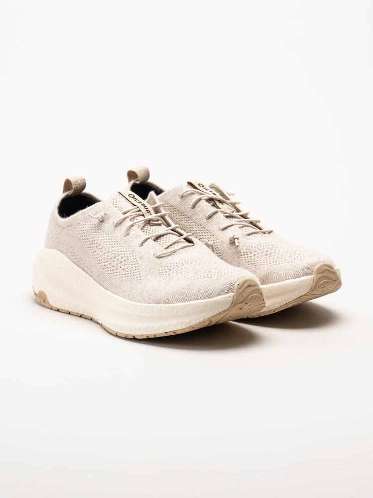 Icebug - Aura ReWool RB9X - Ljusbeige sportskor i ullblandning