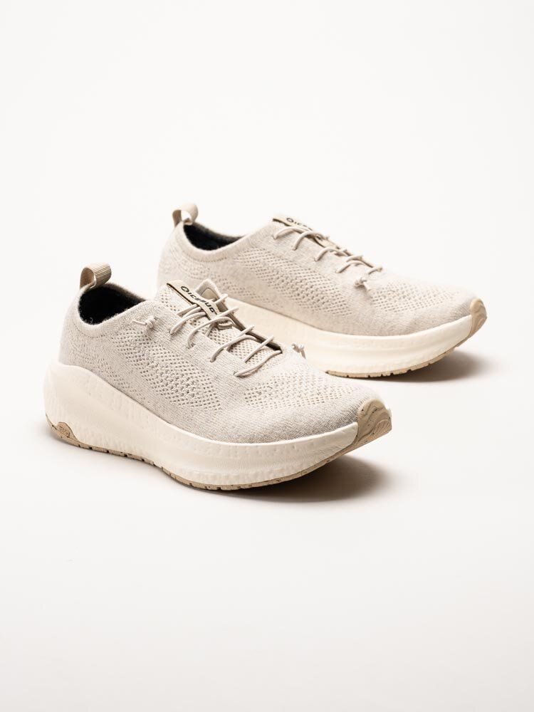 Icebug - Aura ReWool RB9X - Ljusbeige sportskor i ullblandning