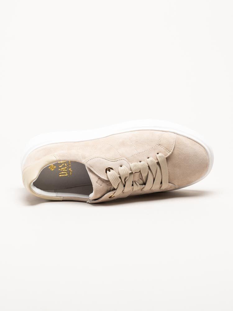 Dasia - Ardisia - Beige sneakers i mocka