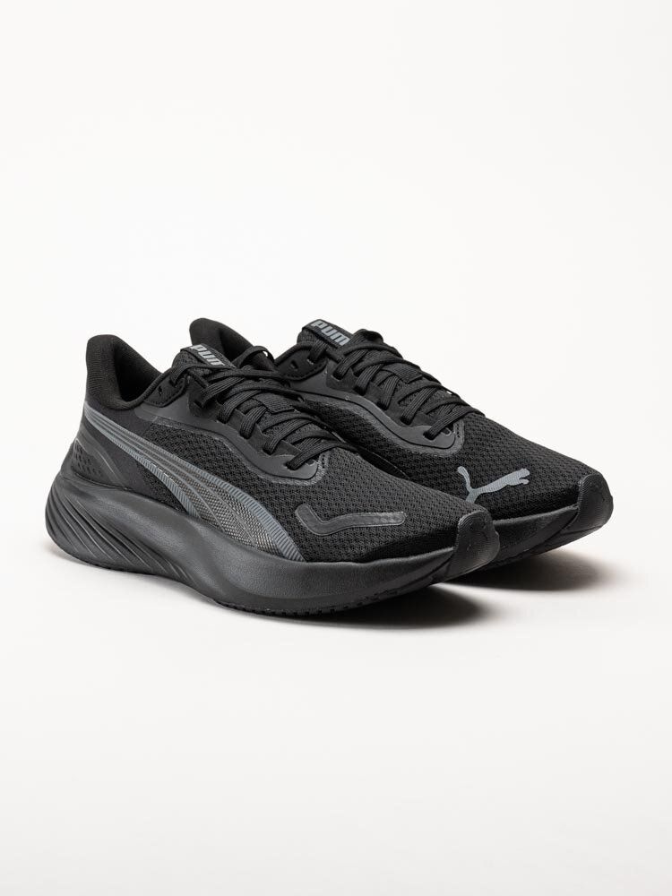 Puma - Pounce Lite - Svarta löparskor i textil