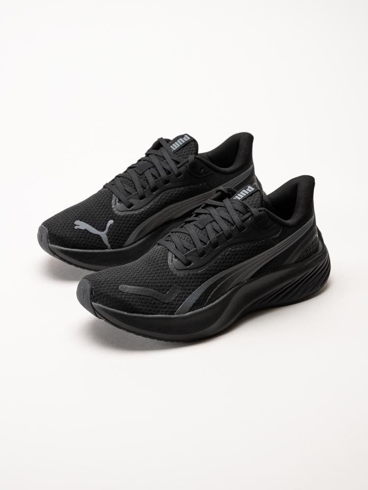 Puma - Pounce Lite - Svarta löparskor i textil