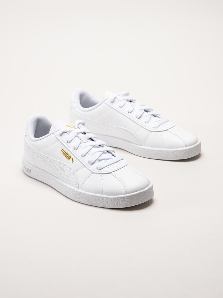 Puma - Club II SL - Vita sneakers i skinnimitation