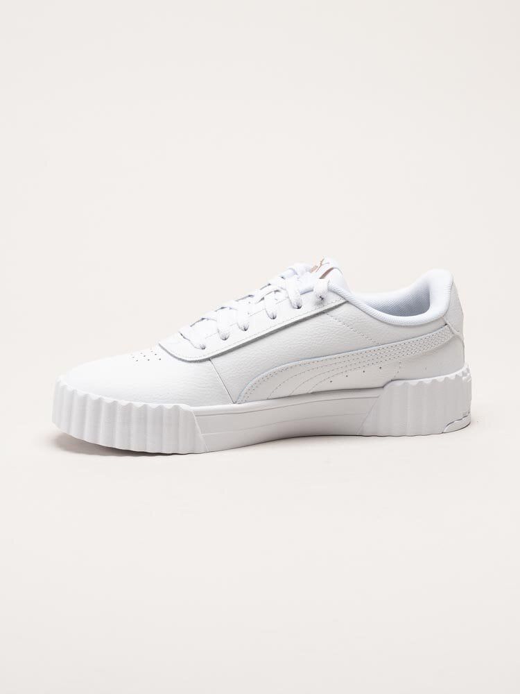 Puma - Carina 3.0 - Vita sneakers i skinnimitation