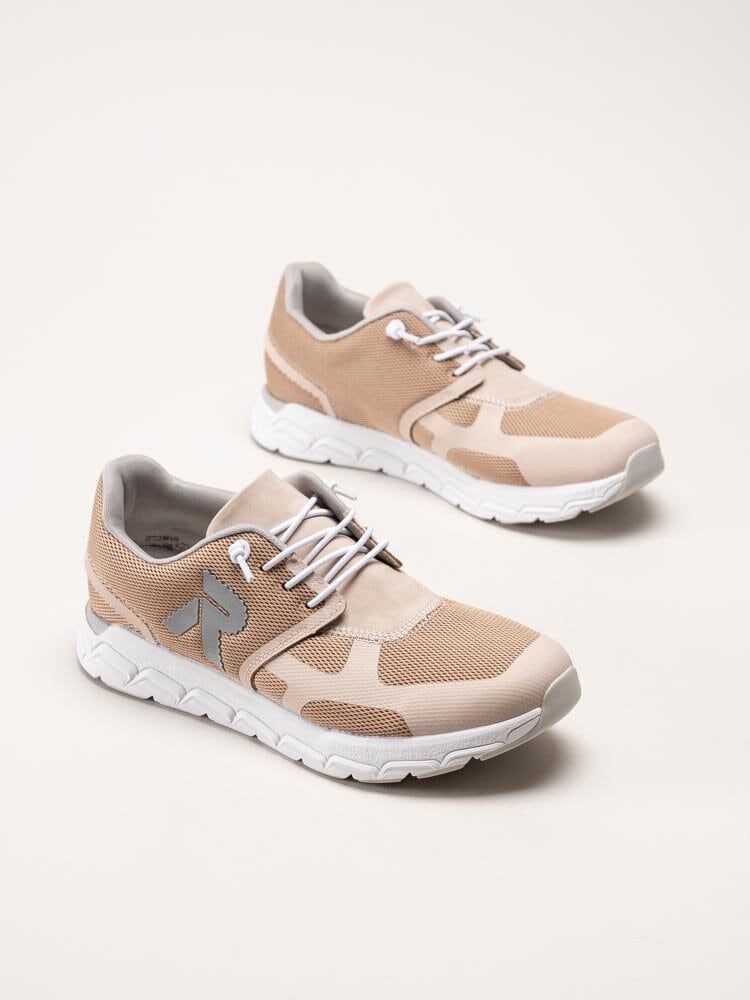 Rieker - Ljusrosa sportskor i textil