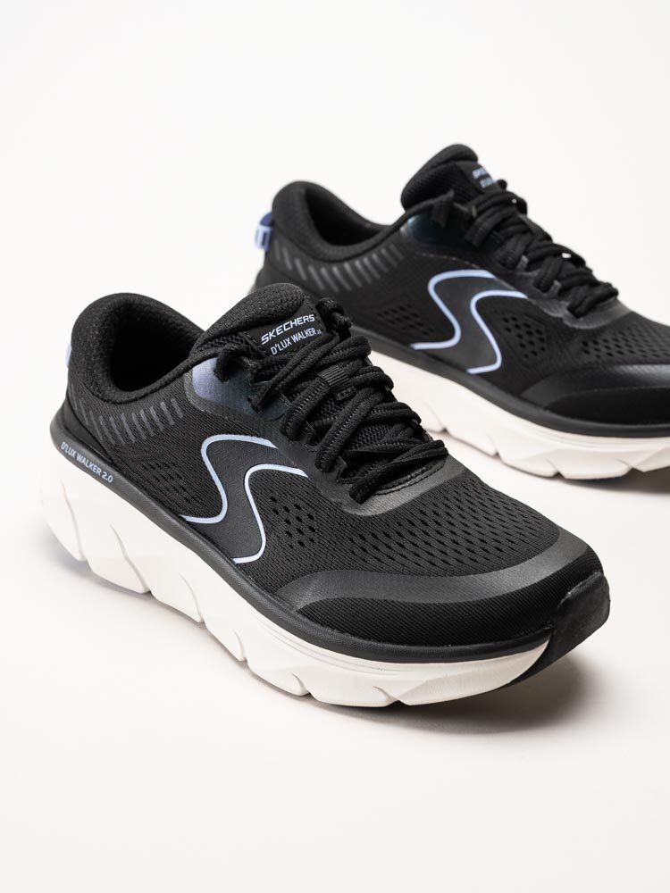 Skechers - DLux Walker 2.0 Active Pace - Svarta sportiga sneakers