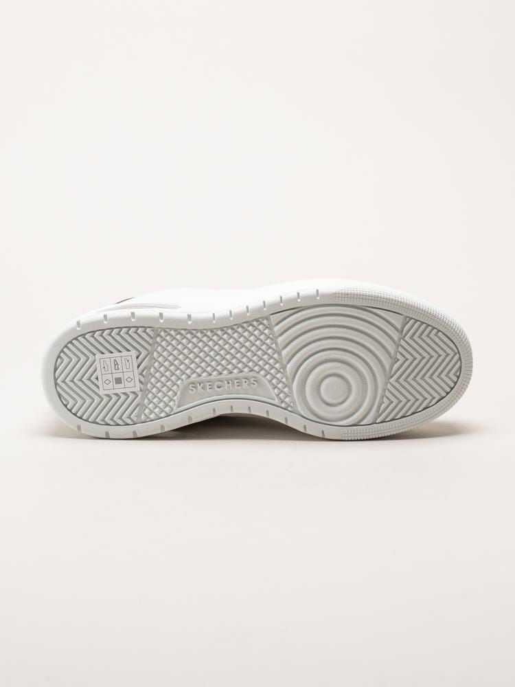 Skechers - Uno Court - Fast Break - Vita låga sneakers i skinnimitation