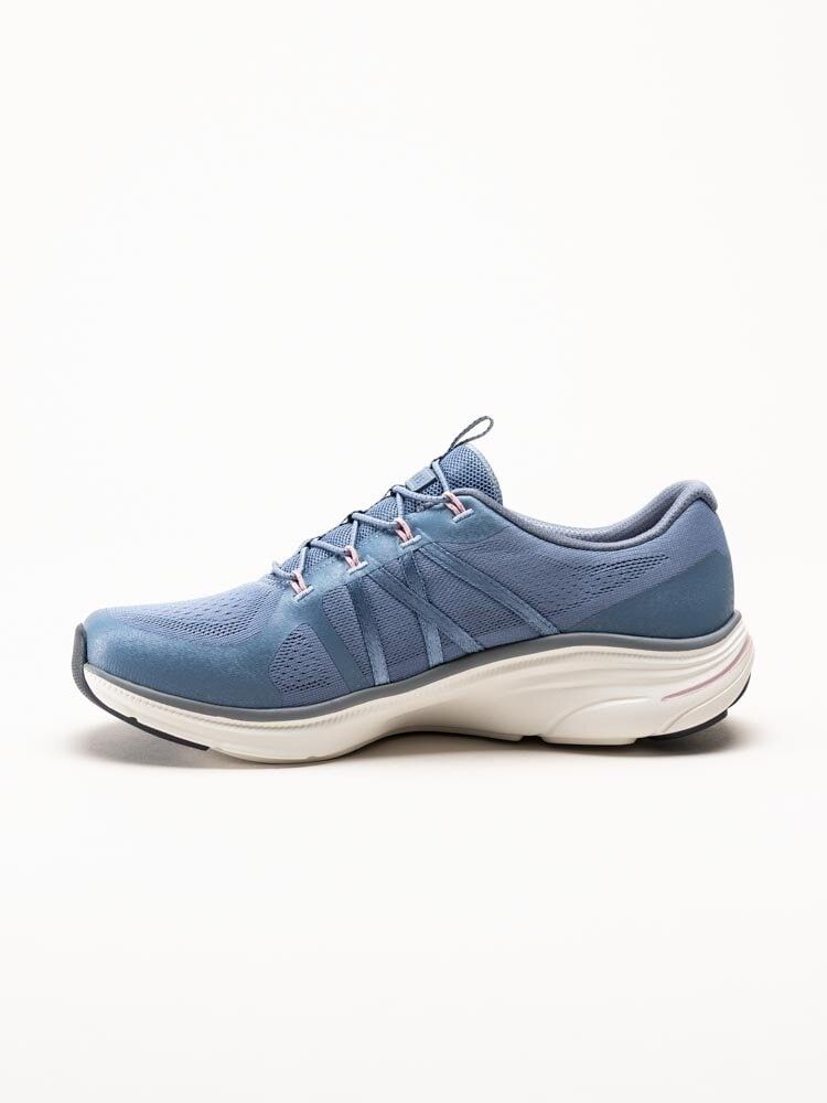 Skechers - DLux Comfort 2.0 - Blå sportiga sneakers