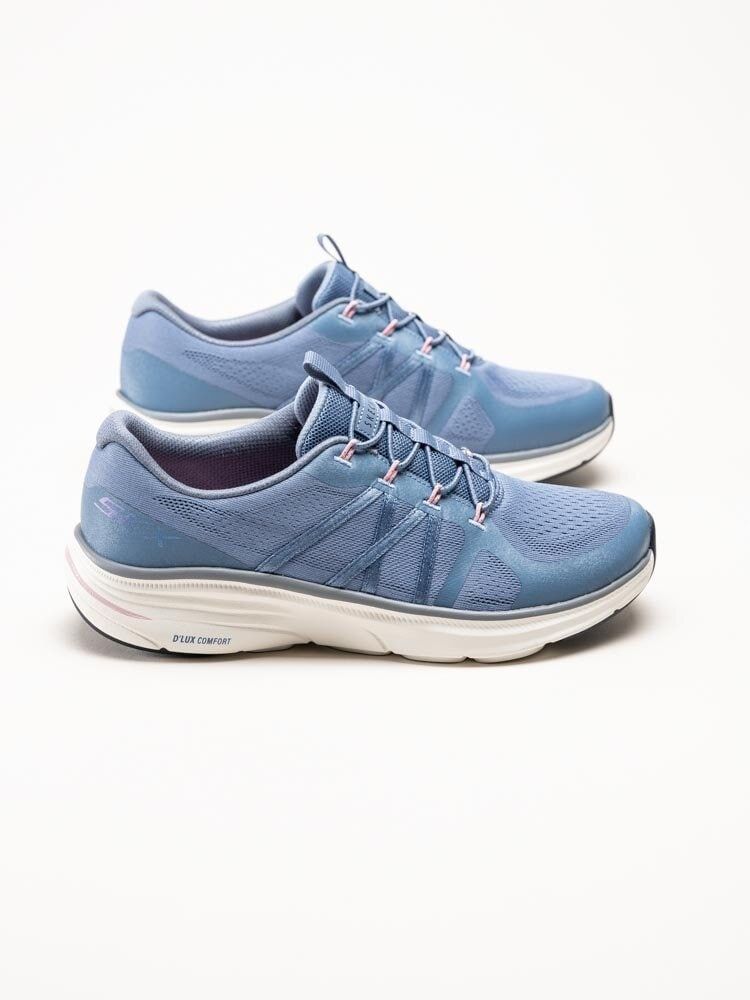 Skechers - DLux Comfort 2.0 - Blå sportiga sneakers