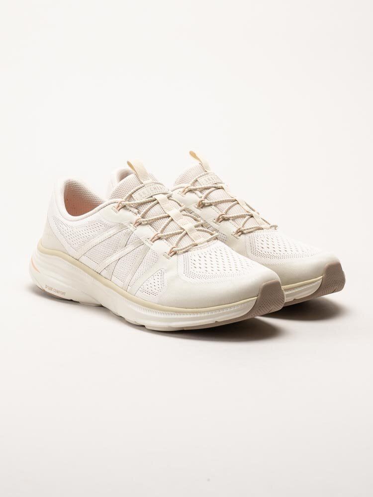 Skechers - DLux Comfort 2.0 - Beige sportiga sneakers