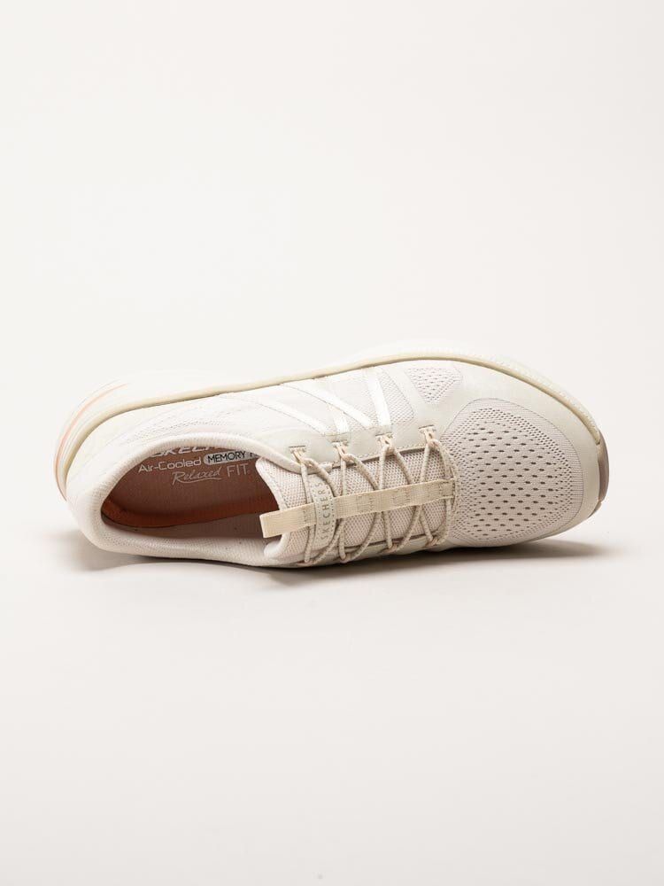 Skechers - DLux Comfort 2.0 - Beige sportiga sneakers
