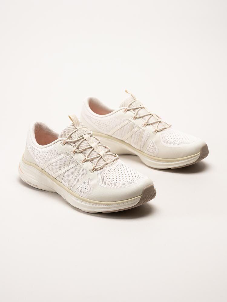 Skechers - DLux Comfort 2.0 - Beige sportiga sneakers