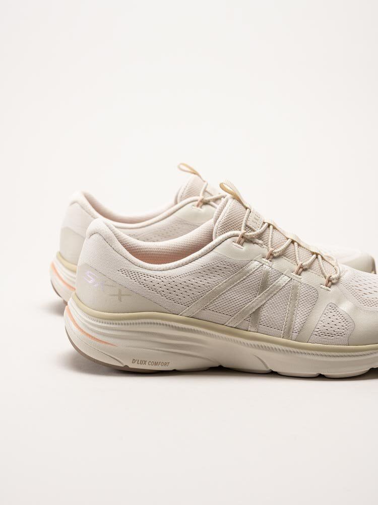 Skechers - DLux Comfort 2.0 - Beige sportiga sneakers