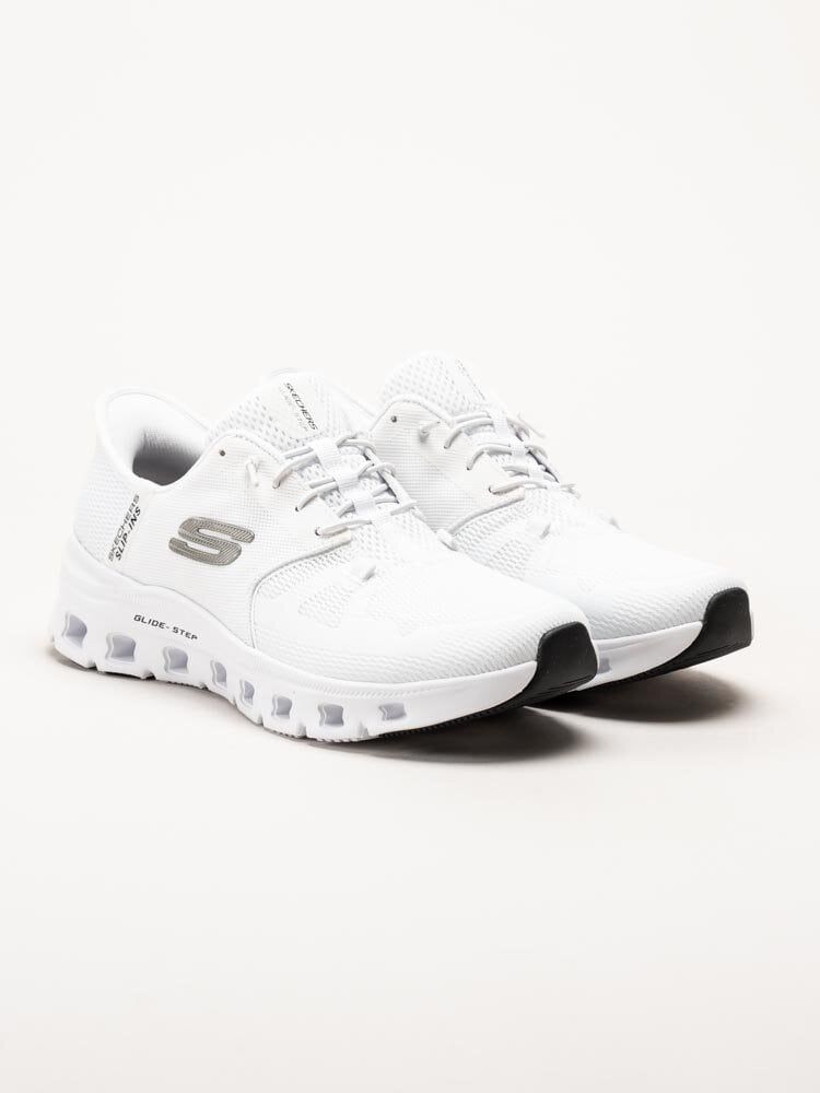 Skechers - Slip Ins Glide - Step Pro - Vita slip-ins sportskor i textil