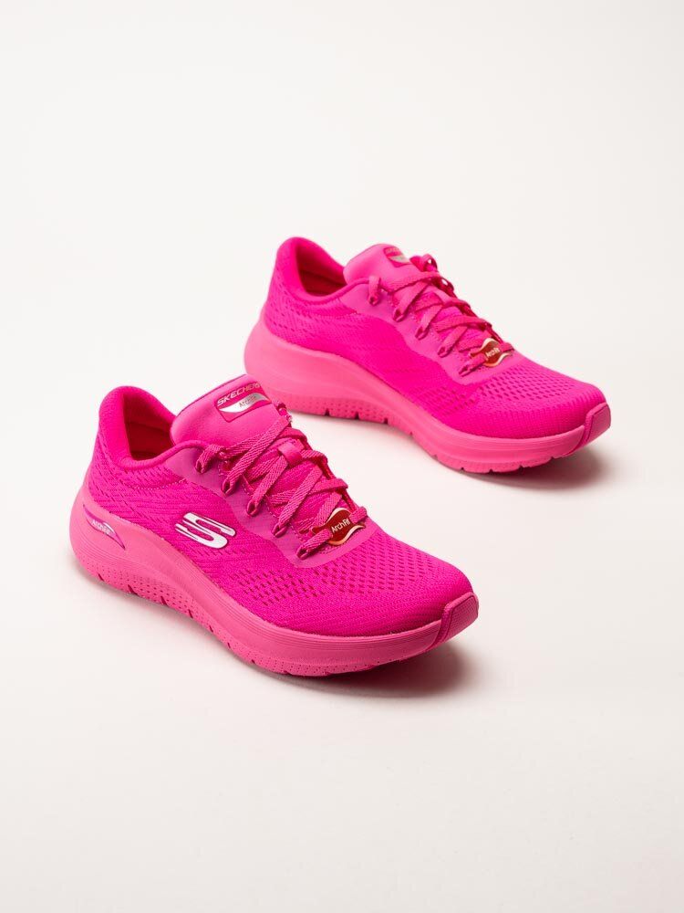 Skechers - Arch Fit 2.0 - Rosa lätta sportskor i mesh