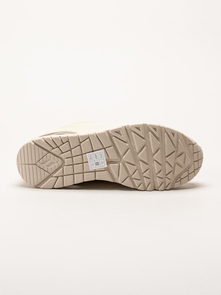 Skechers - Uno - Stand On Air - Off white sneakers i skinnimitation