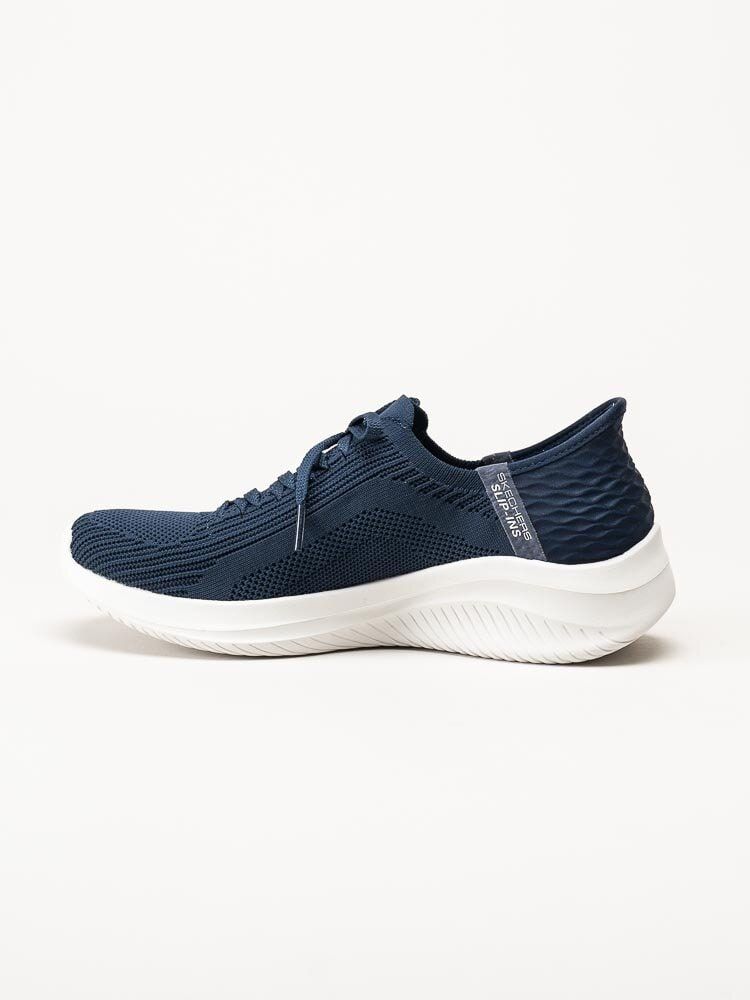 Skechers - Ultra Flex 3.0 - Brilliant - Navyfärgade slip-ins sneakers i textil