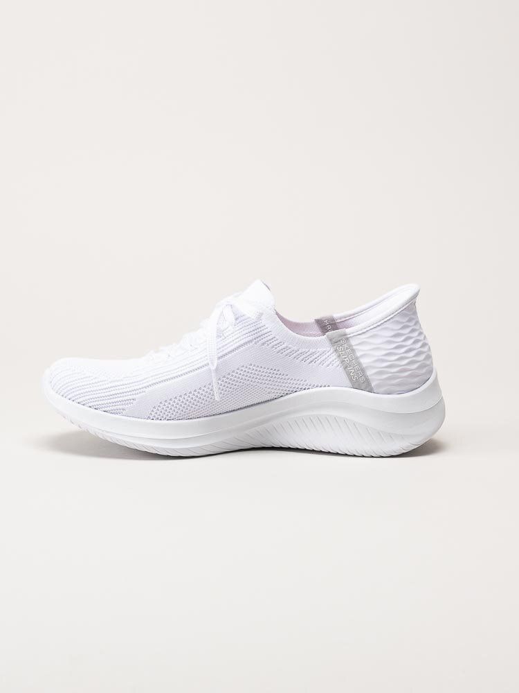 Skechers - Ultra Flex 3.0 - Brilliant - Vita slip-ins sneakers i textil