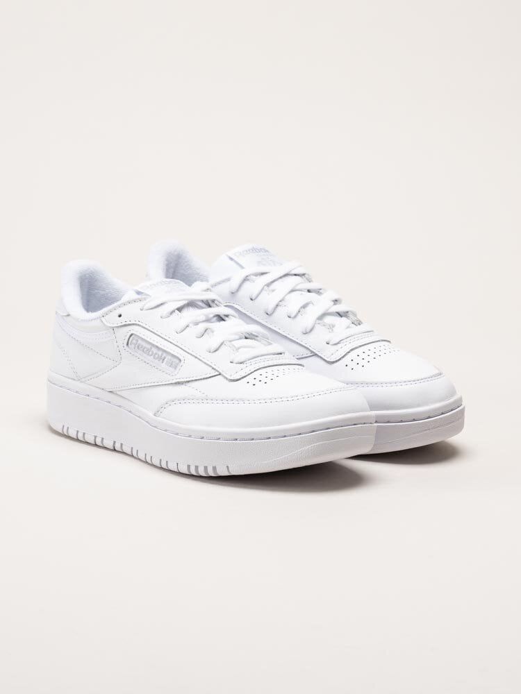 Reebok - Club C Double - Vita sneakers i skinn