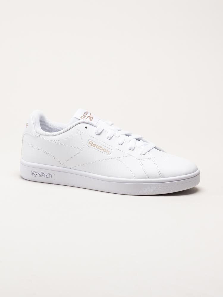 Reebok - Court Clean - Vita sneakers i skinnimitation