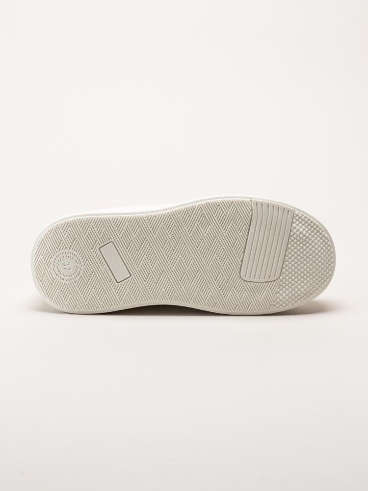 Duffy - Vita platåsneakers i textil