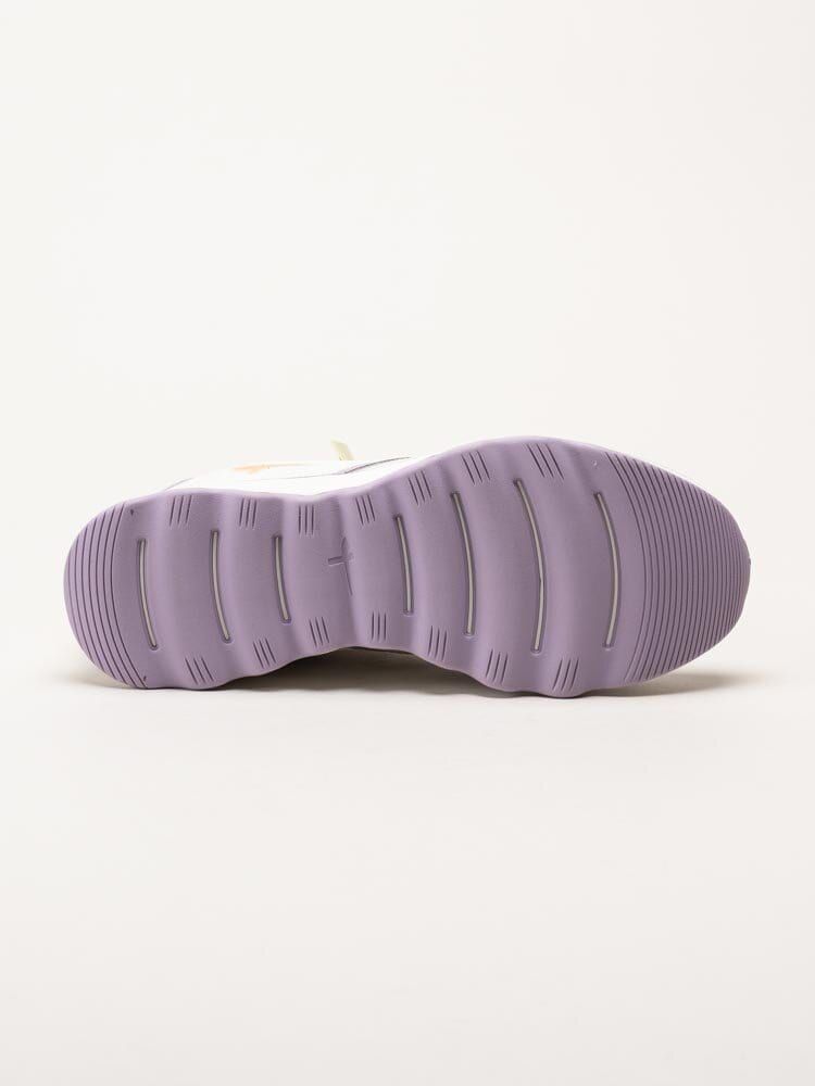 Tamaris - Ljusgröna sportiga sneakers i textil