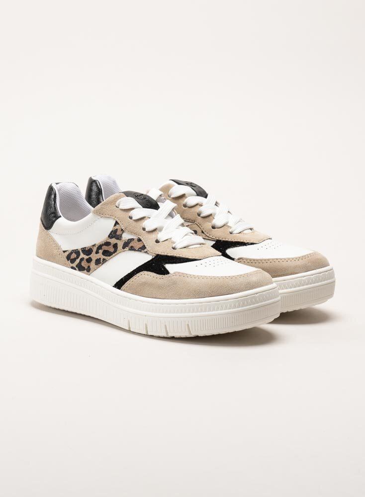 Tamaris - Vit beige sneakers