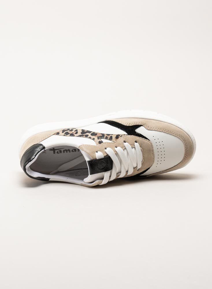 Tamaris - Vit beige sneakers