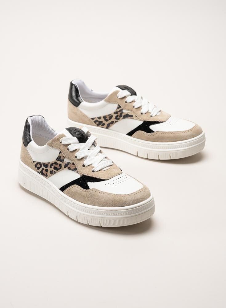 Tamaris - Vit beige sneakers