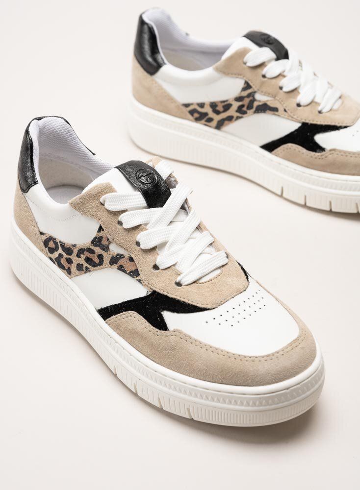 Tamaris - Vit beige sneakers