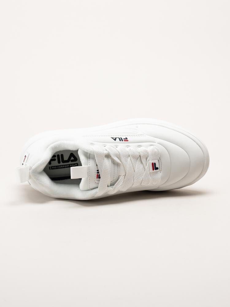 FILA - Superbubble Wmn - Vita sneakers i skinnimitation