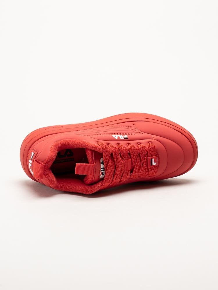 FILA - Superbubble Wmn - Röda sneakers i skinnimitation