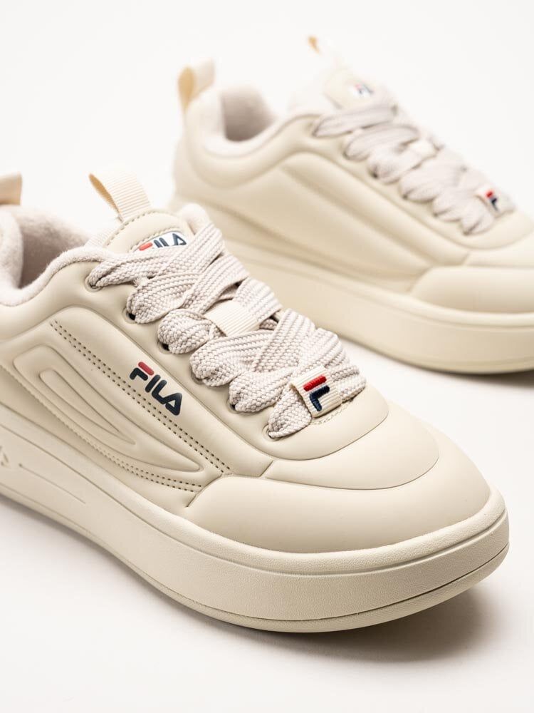 FILA - Superbubble Wmn - Beige sneakers i skinnimitation