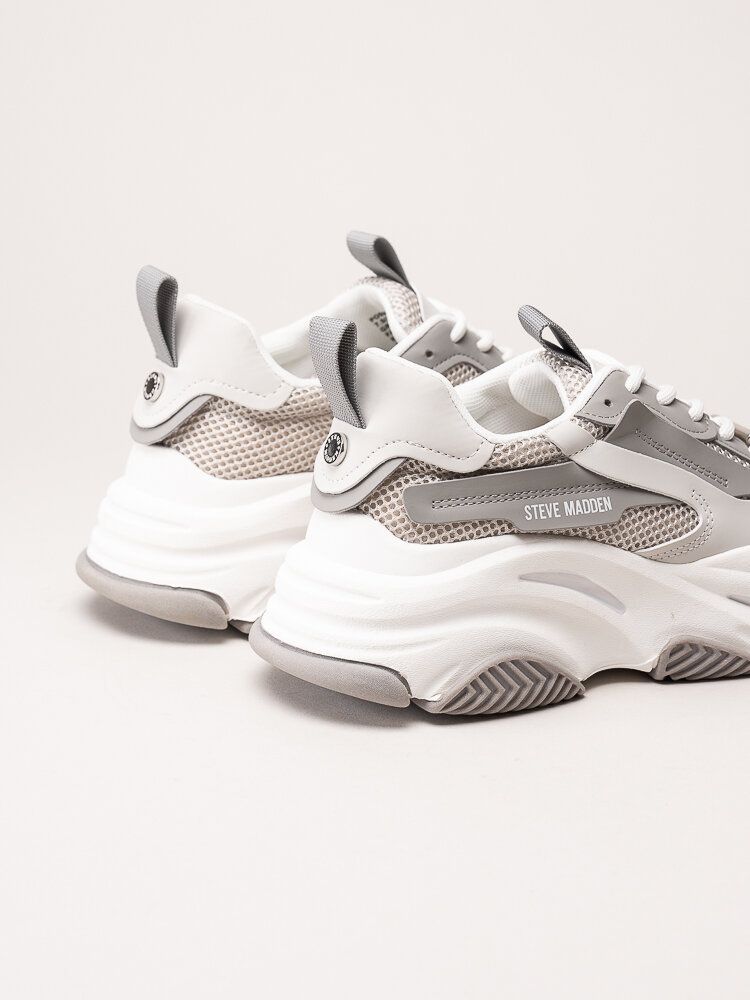 Steve Madden - Possession-E - Gråvita chunky sneakers