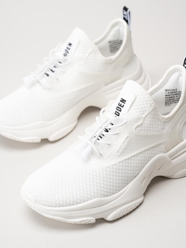 Steve Madden - Match-E - Vita chunky sneakers i textil