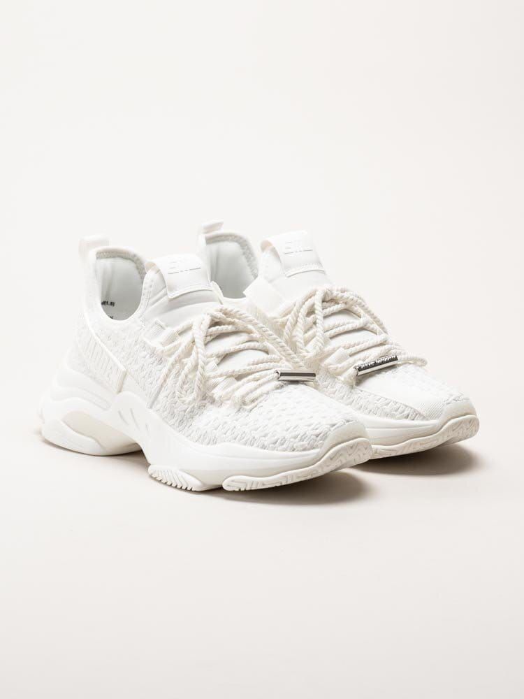 Steve Madden - Mileage - Vita chunky sneakers i virkad textil