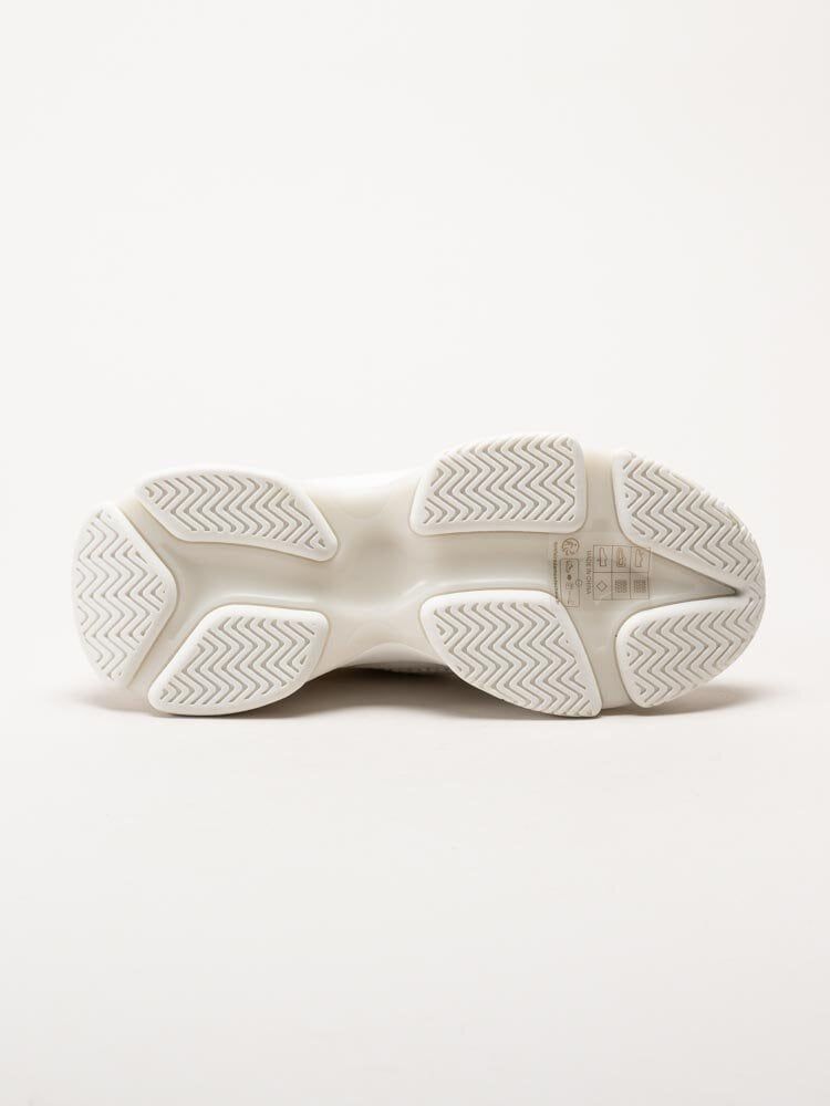 Steve Madden - Mileage - Vita chunky sneakers i virkad textil