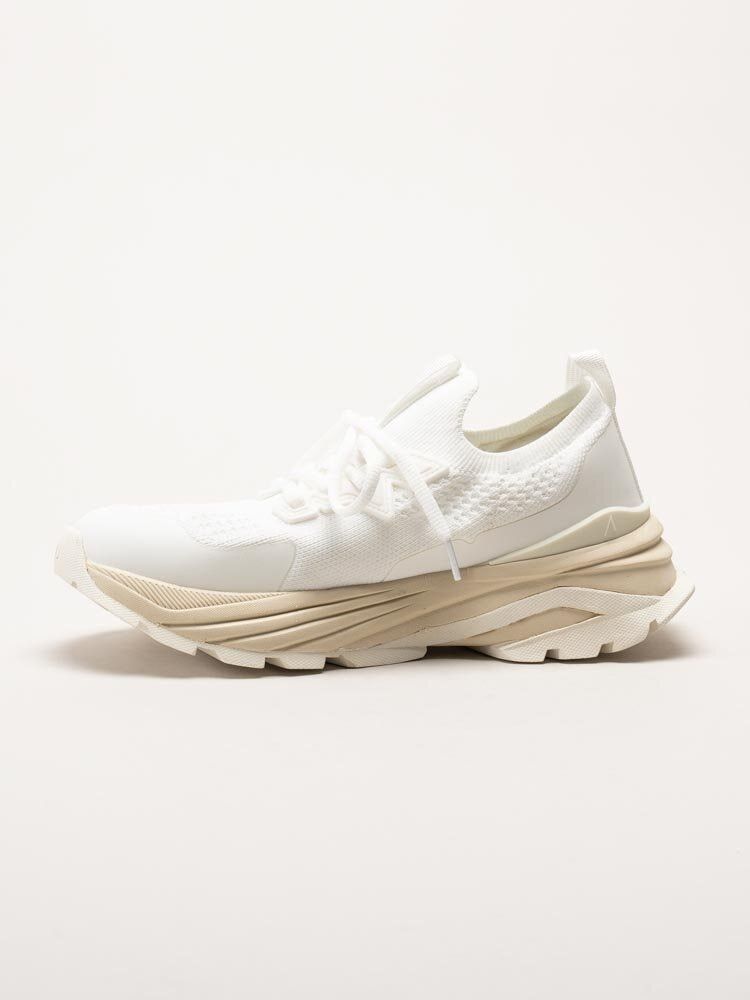 ARKK Copenhagen - Waste Zero Bright White - Vita slip on sneakers i textil