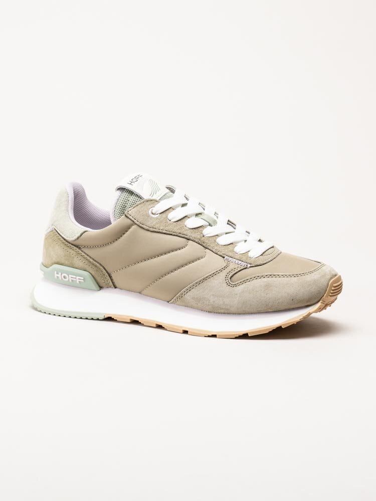 Hoff - Xanthos - Khakifärgade retro sneakers