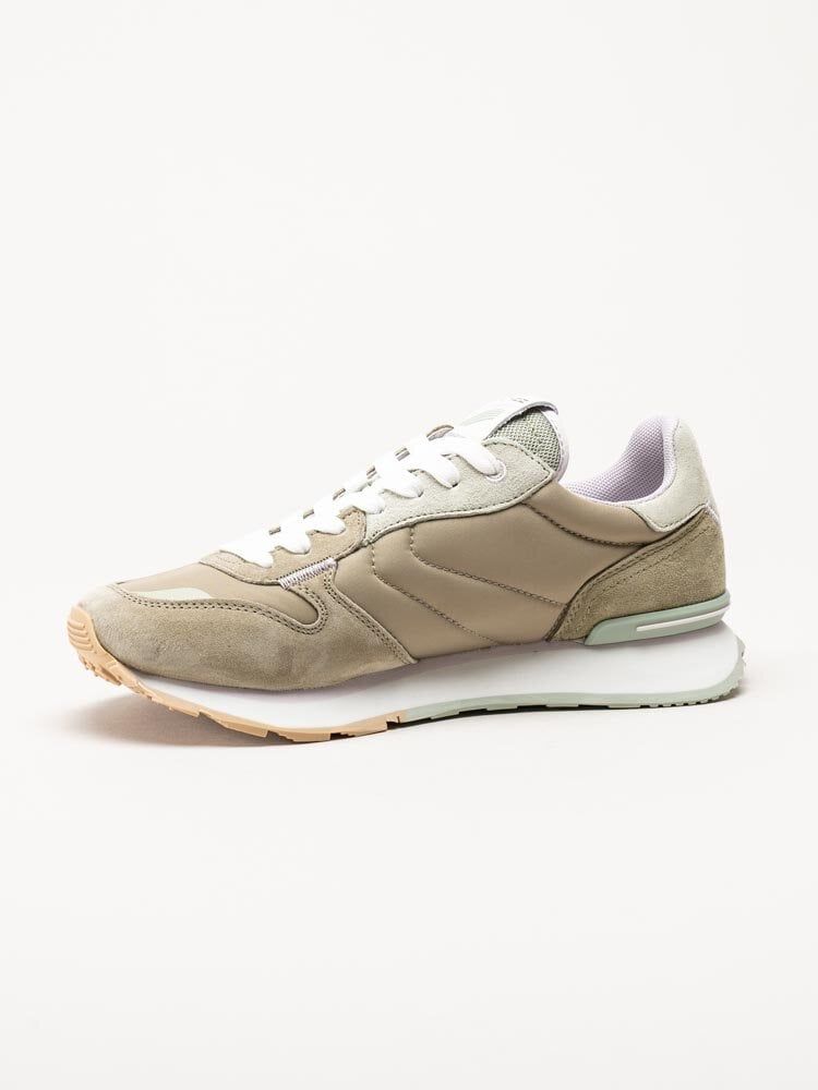 Hoff - Xanthos - Khakifärgade retro sneakers
