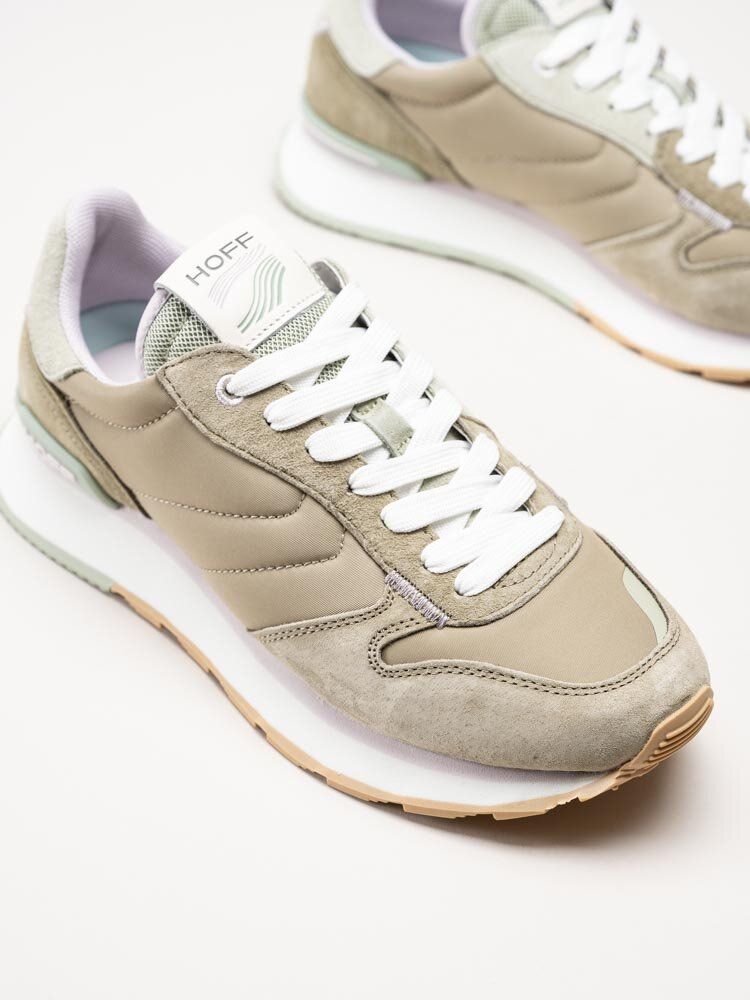 Hoff - Xanthos - Khakifärgade retro sneakers