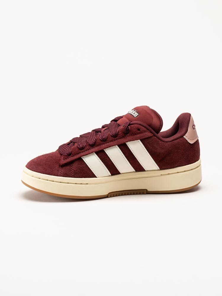 Adidas - Grand Court Alpha 00s - Vinröda sneakers i mocka