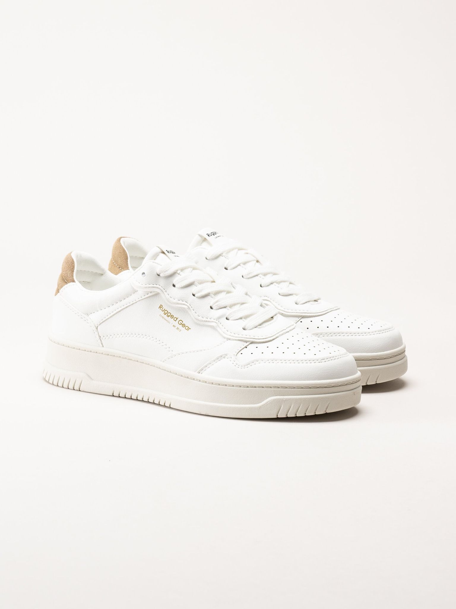 Rugged Gear - Simple White - Vita sneakers